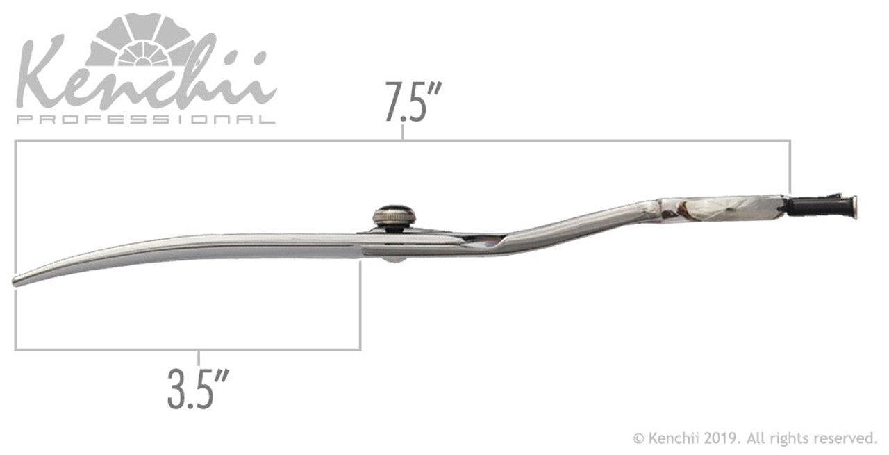 Kenchii Grooming - Five Star Bent Shank Shears 7.5 or 8.5 / Scissors Choose Straight or Curved