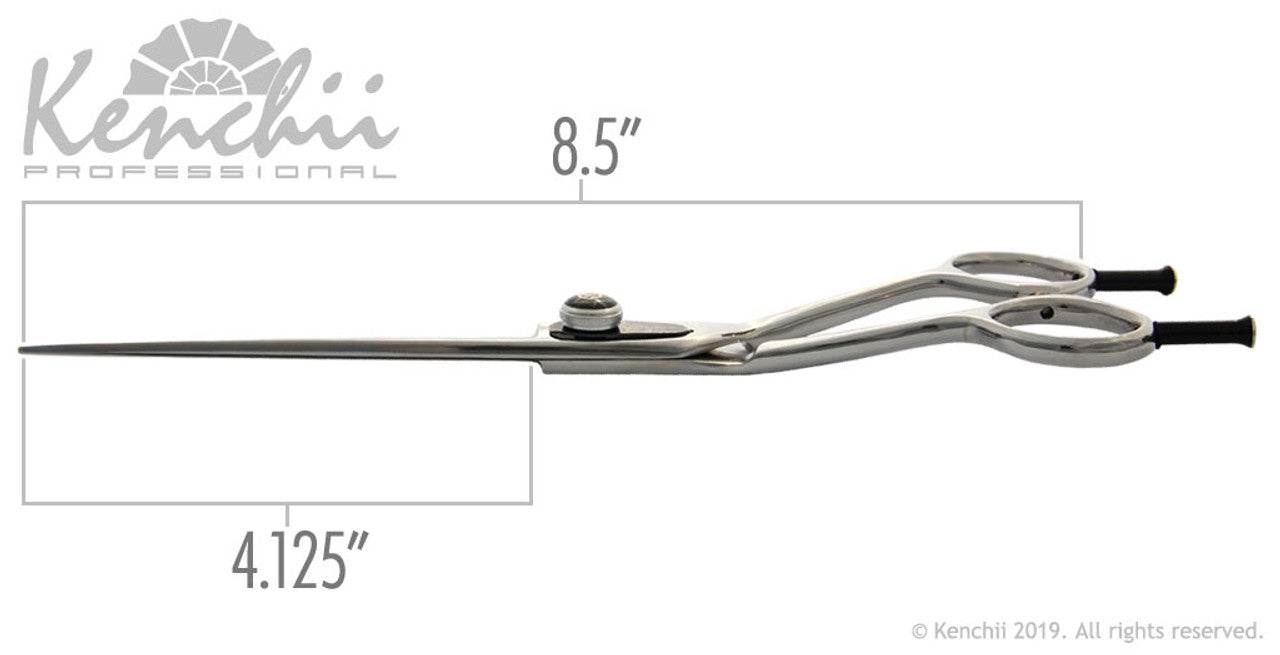 Kenchii Grooming - Five Star Bent Shank Shears 7.5 or 8.5 / Scissors Choose Straight or Curved