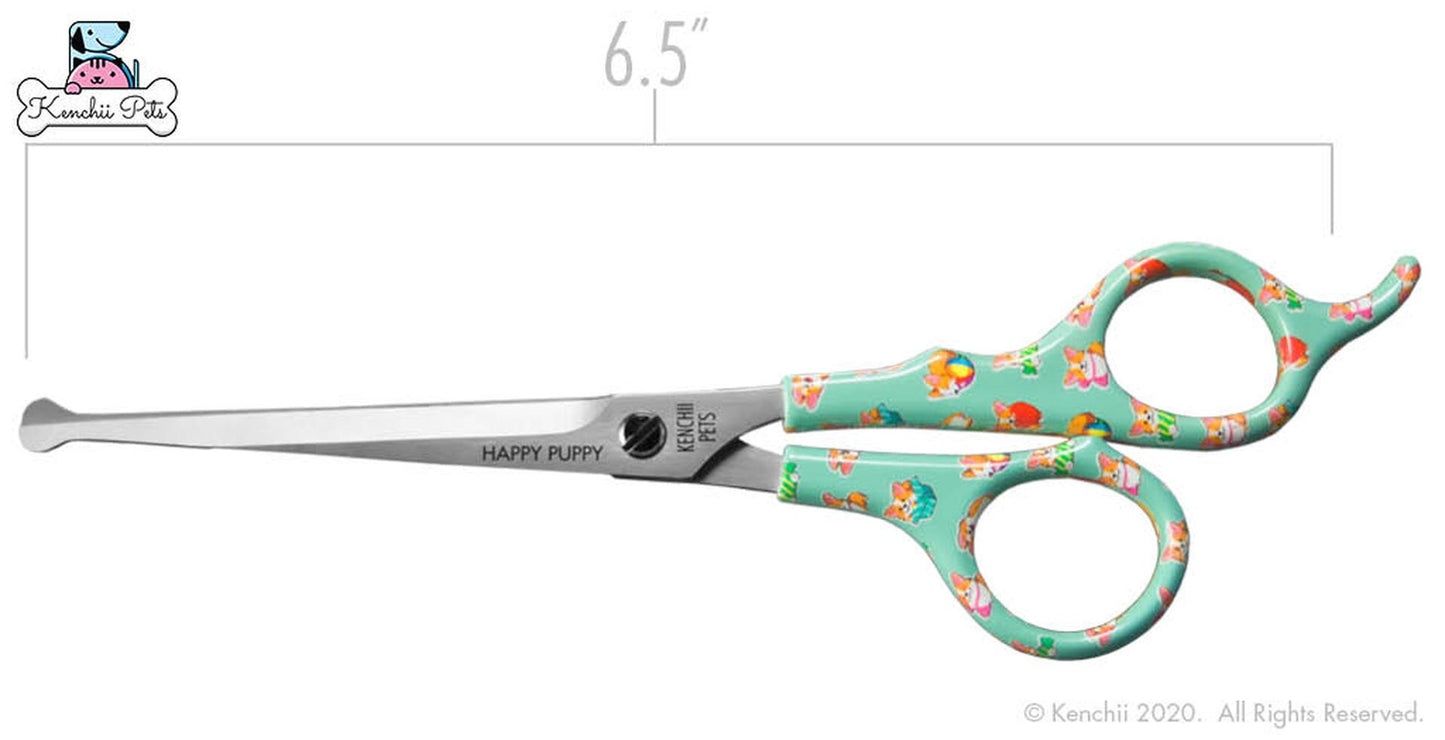 Kenchii Pets - Happy Puppy Home Dog Grooming Shears / Scissors Choose Your Size 5.5 or 6.5
