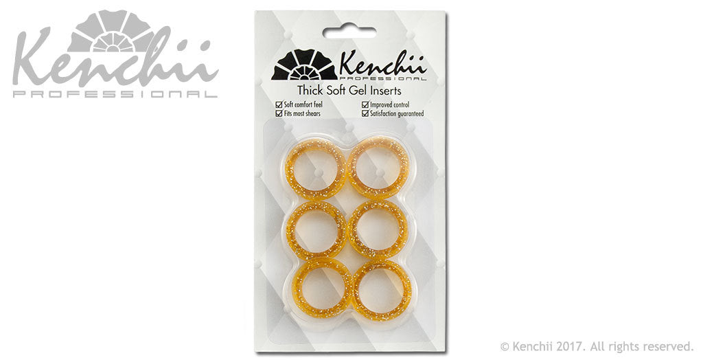 Kenchii Extra Soft Premium Quality Shear Finger Ring Inserts Thick - Choose Your Color