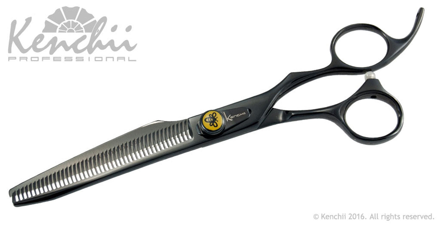 Kenchii Grooming - Bumble Bee 8.0 Shear Set-Straight, Curved, Thinner, Case