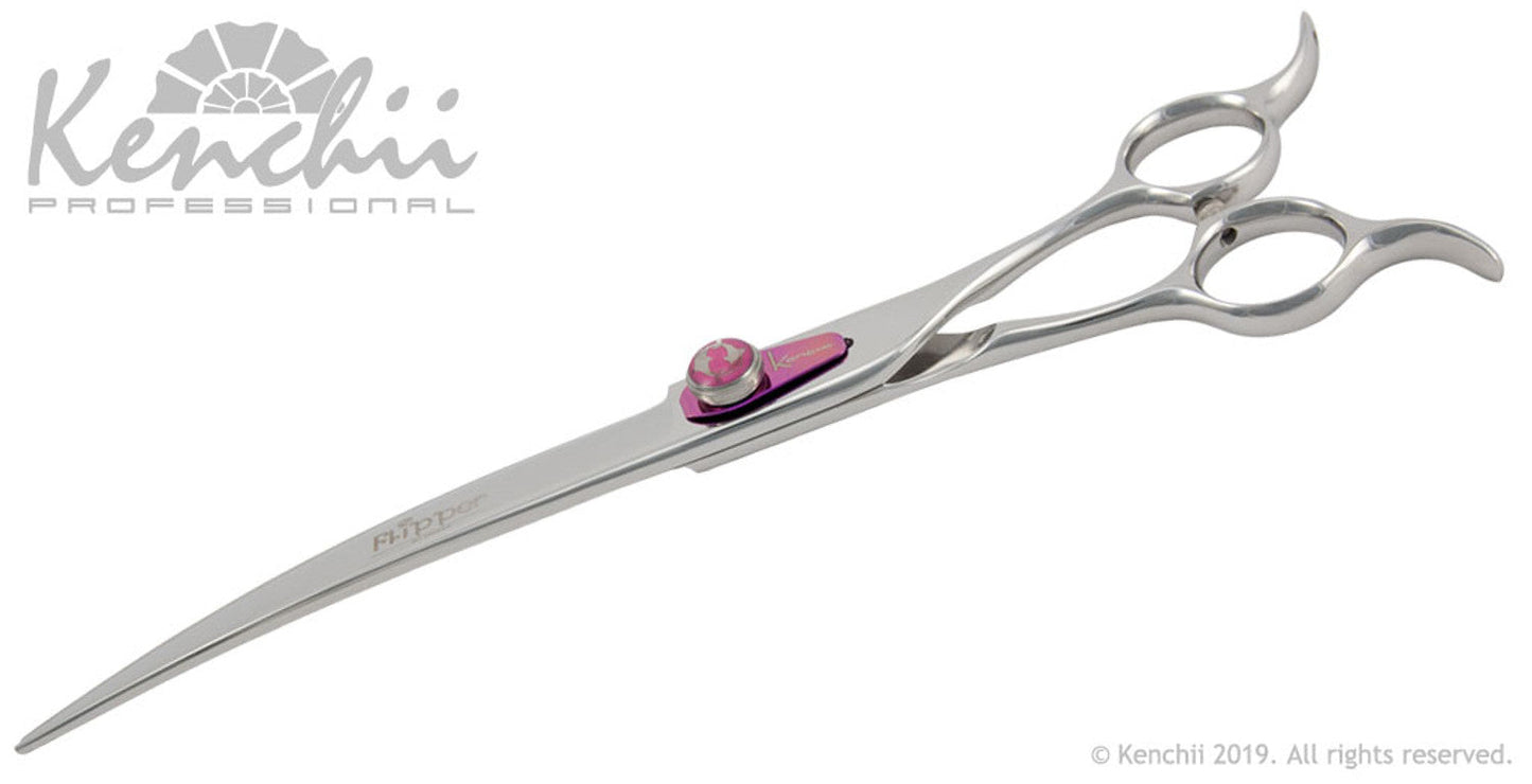 Kenchii Grooming - Flipper 8.0 Shear Set-Straight, Curved, Thinner, Case
