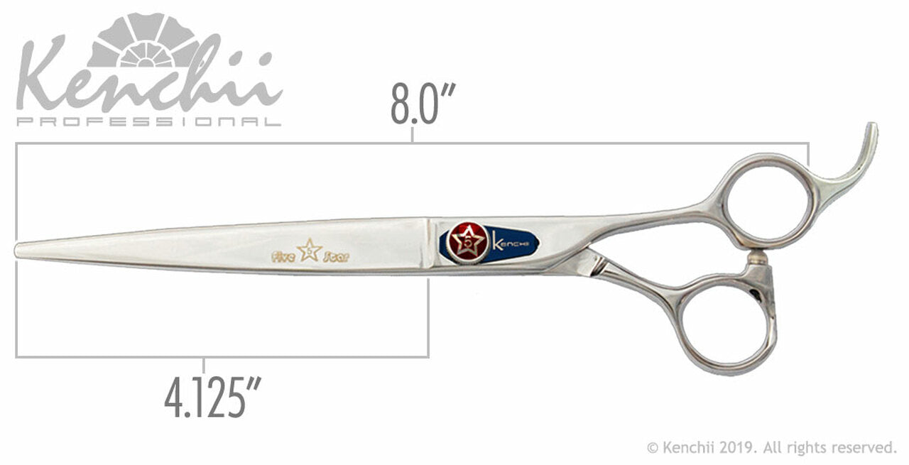 Kenchii Grooming - Five Star Offset Sets - Choose Your Size (6.0, 7.0, 8.0, or 9.0)