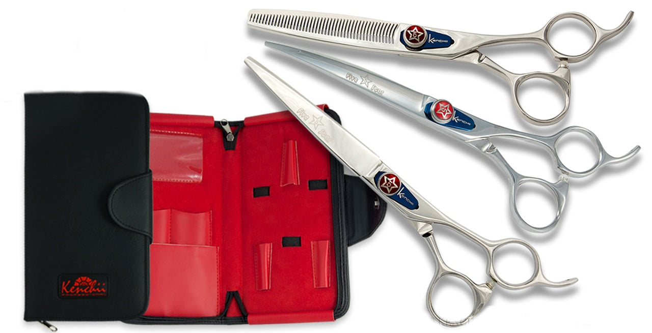 Kenchii Grooming - Five Star Offset Sets - Choose Your Size (6.0, 7.0, 8.0, or 9.0)