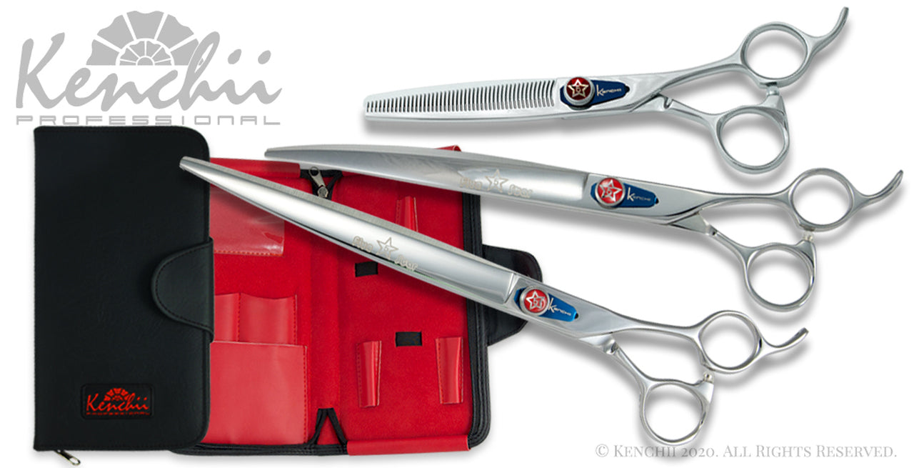 Kenchii Grooming - Five Star Offset Sets - Choose Your Size (6.0, 7.0, 8.0, or 9.0)