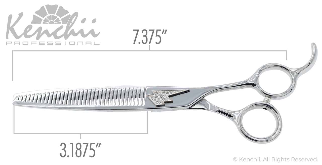Kenchii Jonathan David - Jonathan David 34 Tooth 7.5" Triple Serrated Thinning Shear
