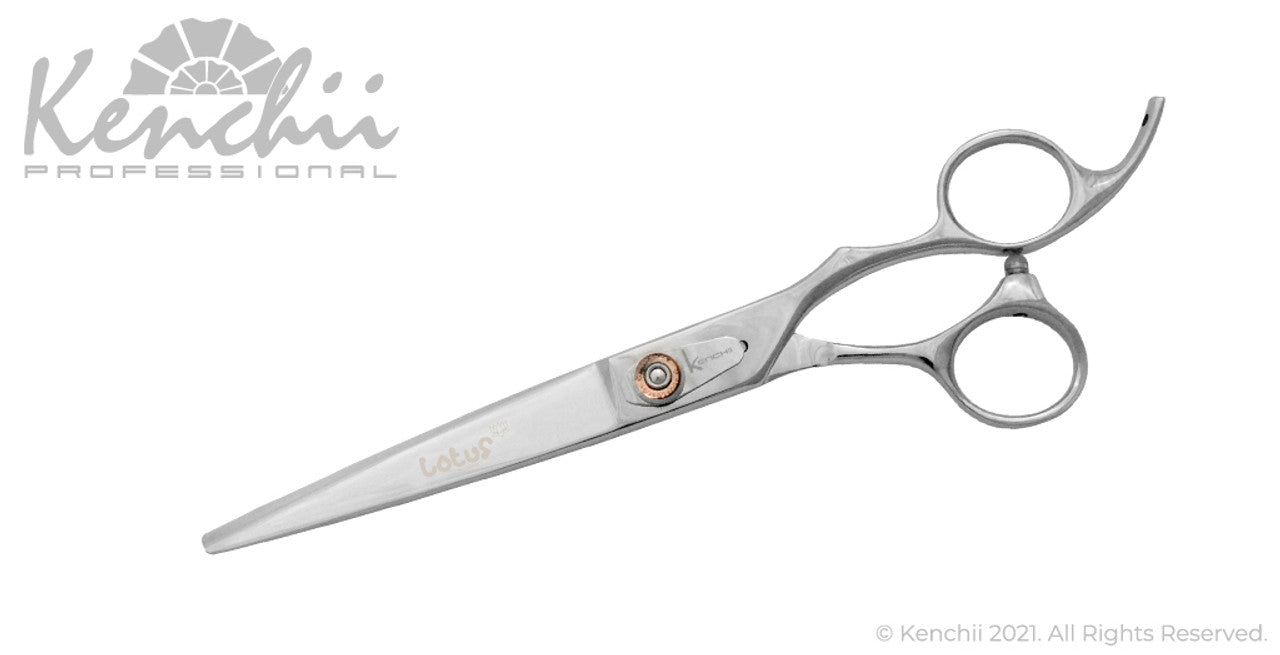 Kenchii Grooming - Lotus Offset Handle 7.0" Straight Shears