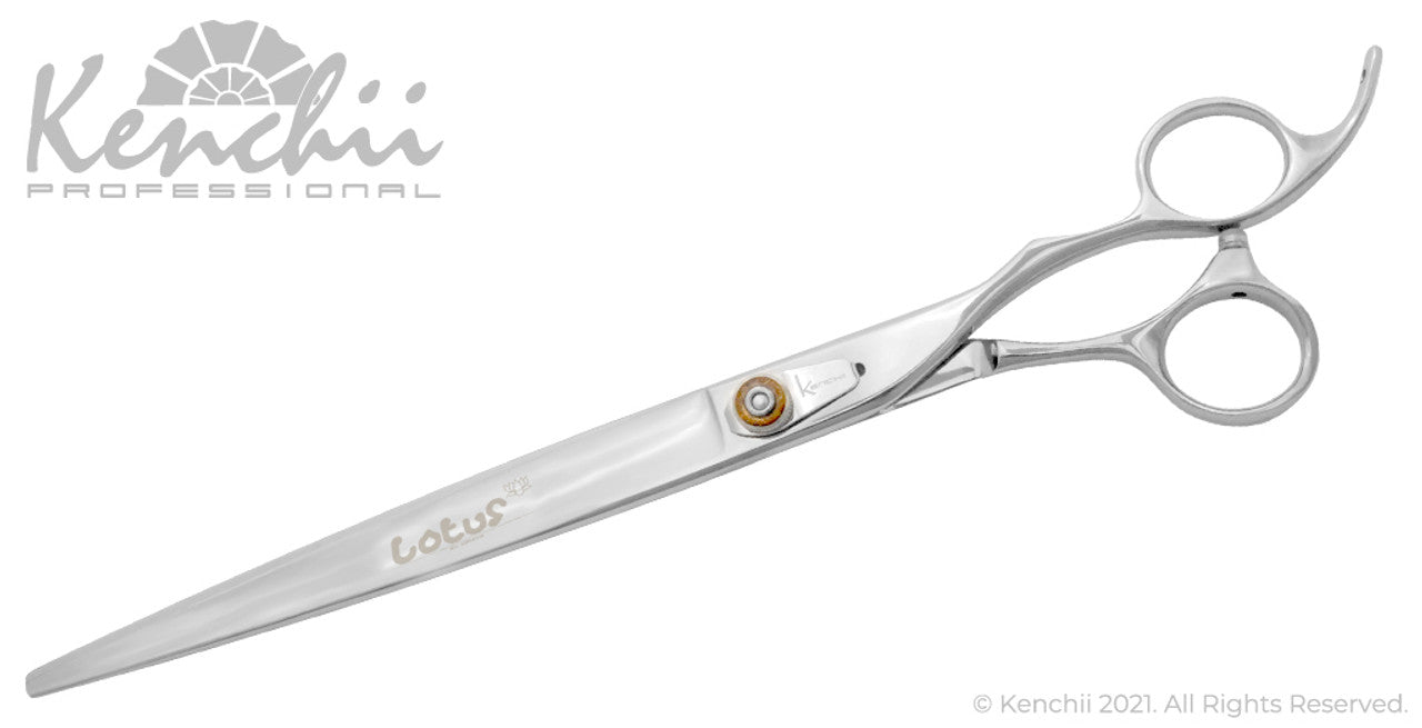 Kenchii Grooming - Lotus Offset Handle 9.5" Straight Shears