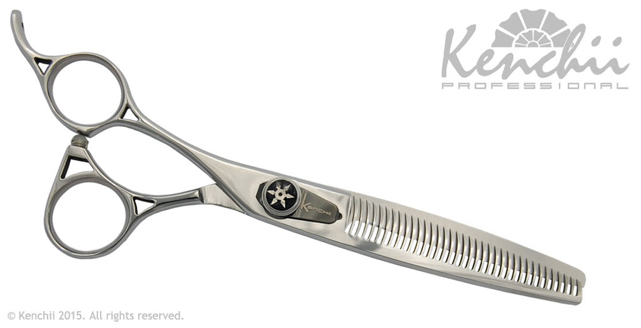 Kenchii Grooming - Lefty Shinobi Texture Shears - Choose 21 or 36 Teeth