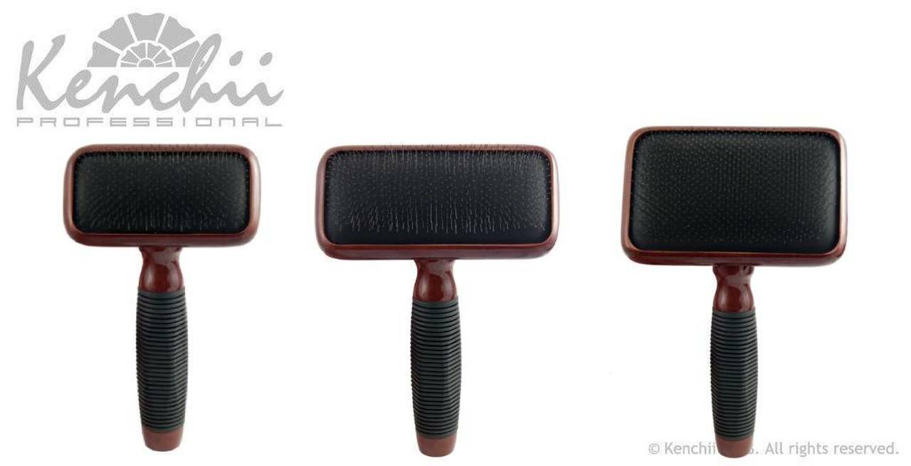 Kenchii Slicker Brush for Professional Dog Groomers Undercoat Removal - Choose Your Size