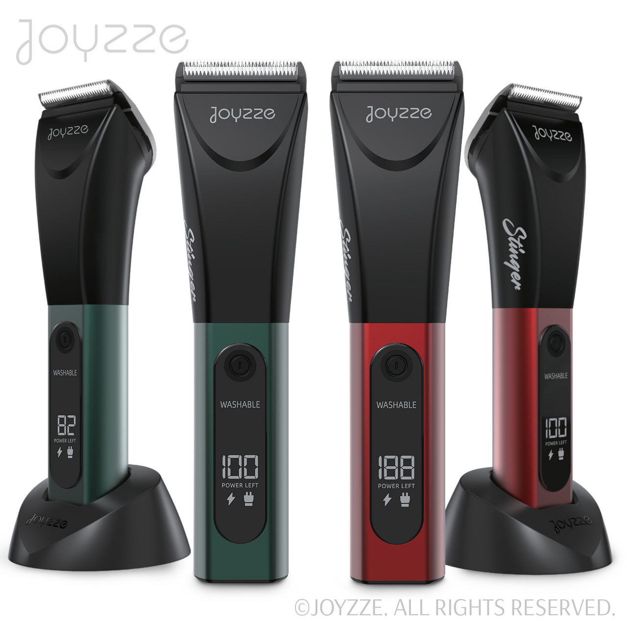Joyzze™ Stinger C-Series Clippers - Available in Red or Green