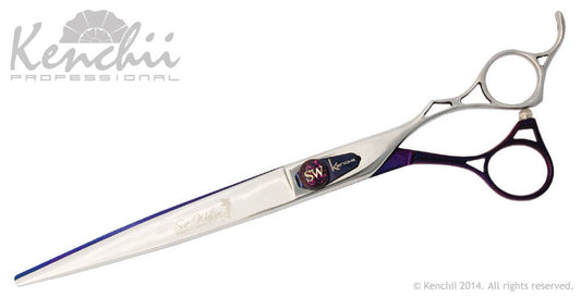 Kenchii Grooming - Sue Watson Offset Handle 8.0 Shears / Scissors Choose Straight or Curved